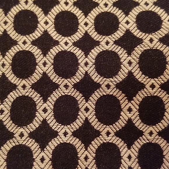 Black and cream patterned blazer, notations, med. - Picture 6 of 6